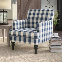 Buffalo check deals armchair and ottoman